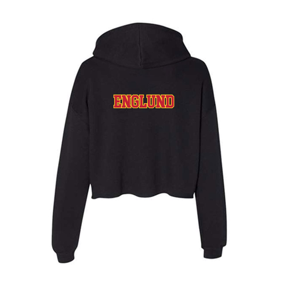 Ferris State - NCAA Women's Track & Field : Daisy Englund - Women's Crop Fleece Hoodie-1
