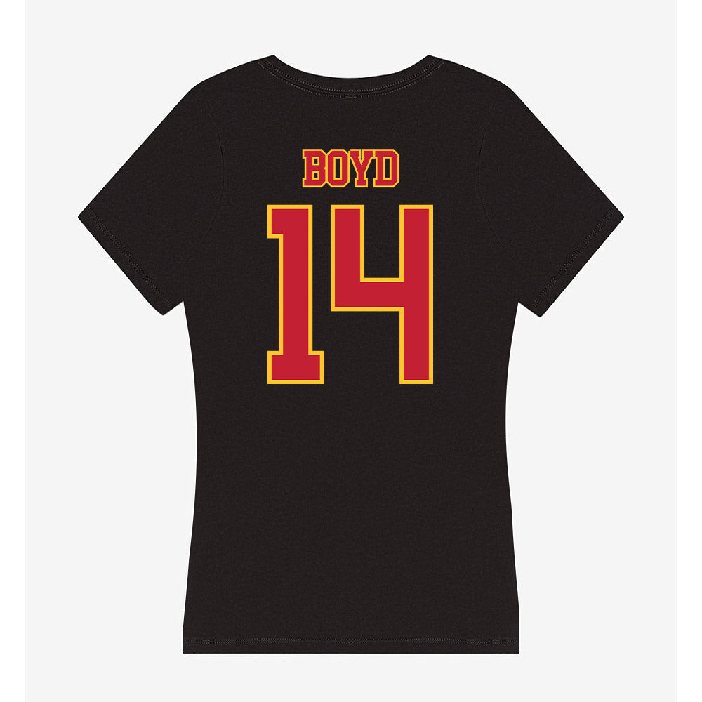 Ferris State - NCAA Football : Sincer Boyd - Women's V-Neck T-Shirt-1