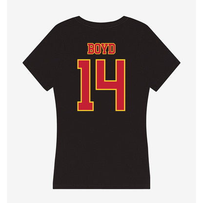 Ferris State - NCAA Football : Sincer Boyd - Women's V-Neck T-Shirt-1