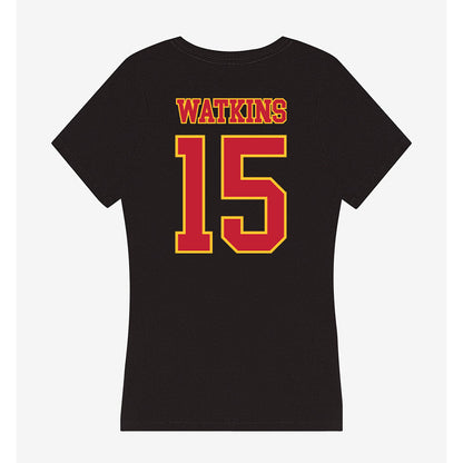 Ferris State - NCAA Football : Jerlaius Watkins - Women's V-Neck T-Shirt-1