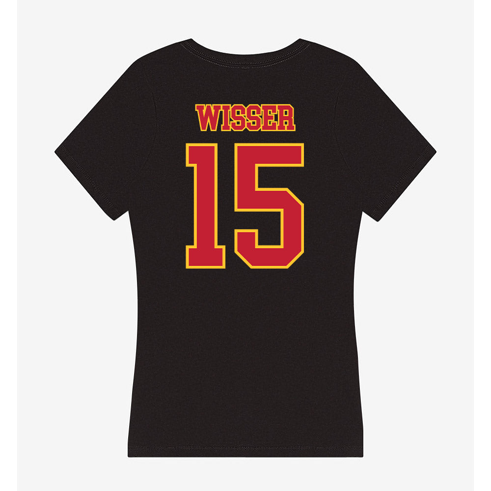 Ferris State - NCAA Women's Volleyball : Corrie Wisser - Women's V-Neck T-Shirt-1