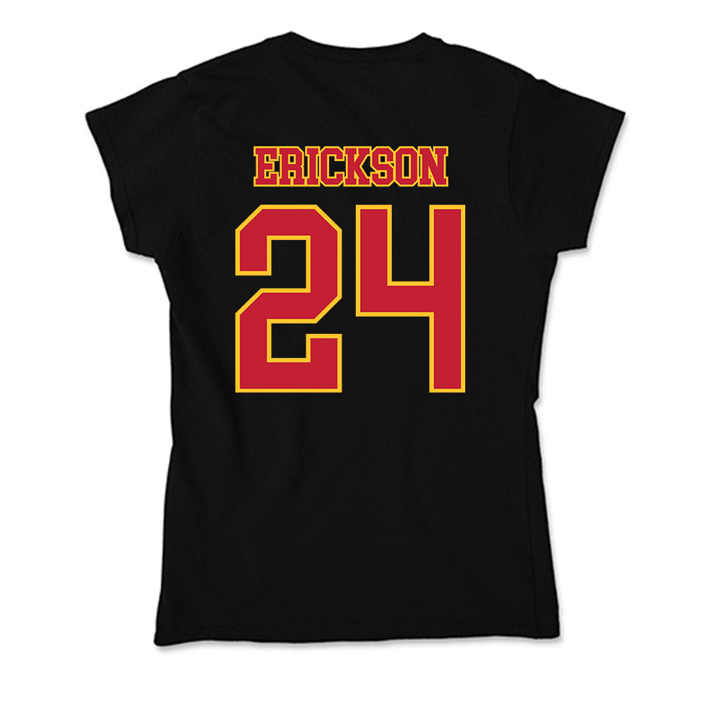 Ferris State - NCAA Women's Basketball : Claire Erickson - Soft Style Women’s T-Shirt-1