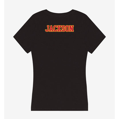 Ferris State - NCAA Men's Track & Field : Ignatius Jackson - Women's V-Neck T-Shirt-1
