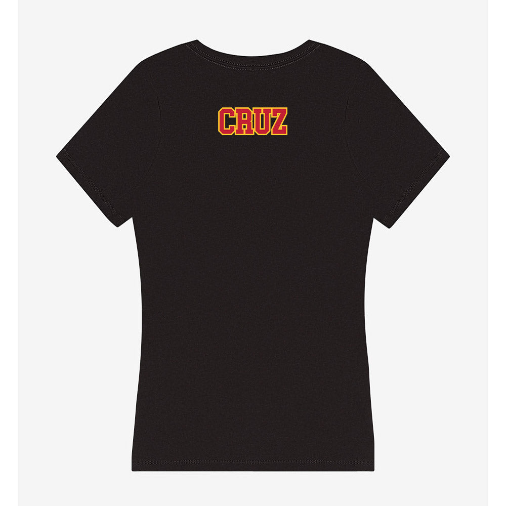 Ferris State - STUNT : Mauritza Cruz - Women's V-Neck T-Shirt-1