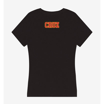 Ferris State - STUNT : Mauritza Cruz - Women's V-Neck T-Shirt-1