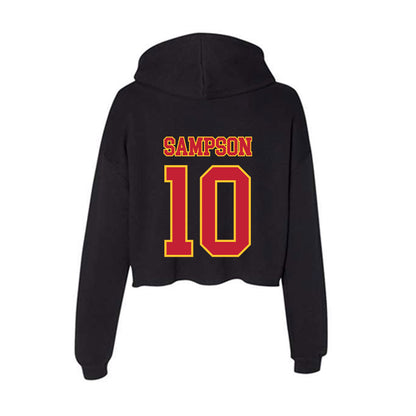 Ferris State - NCAA Women's Soccer : Grace Sampson - Women's Crop Fleece Hoodie-1