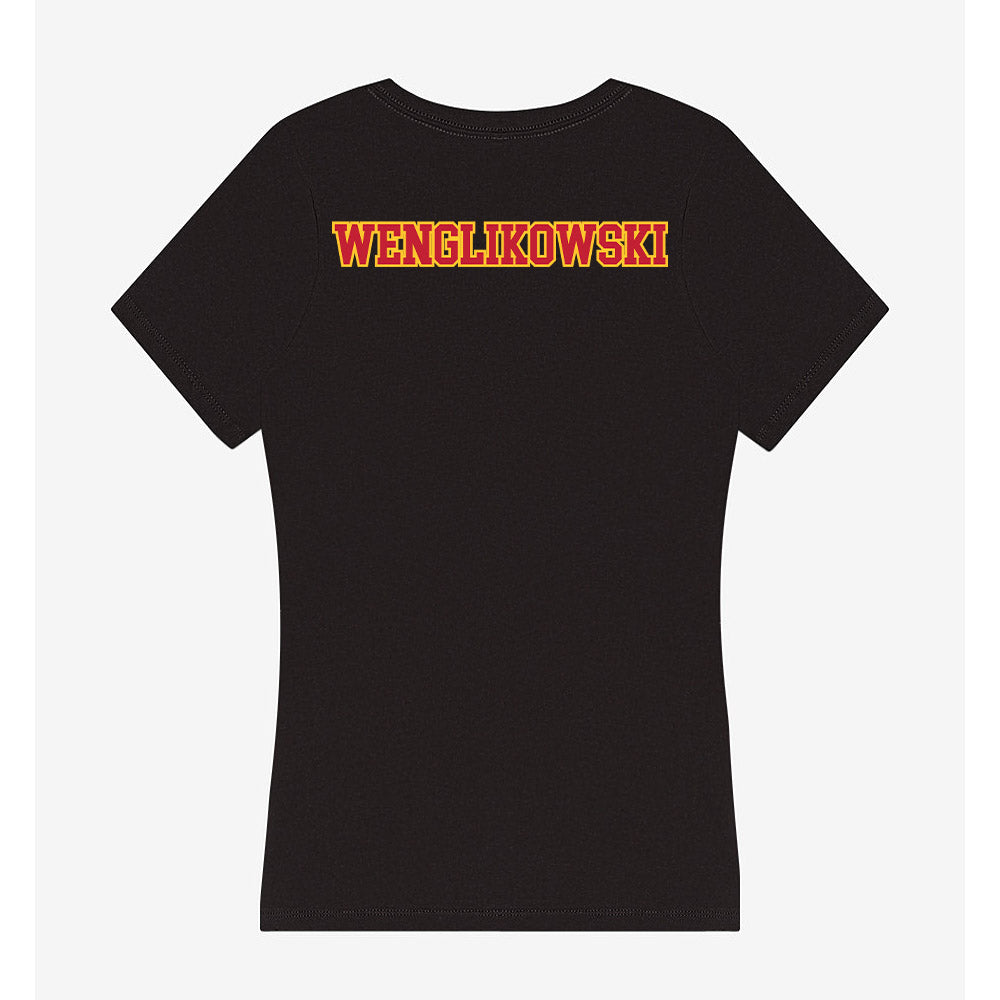 Ferris State - NCAA Men's Cross Country : Nolan Wenglikowski - Women's V-Neck T-Shirt-1