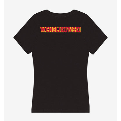 Ferris State - NCAA Men's Cross Country : Nolan Wenglikowski - Women's V-Neck T-Shirt-1