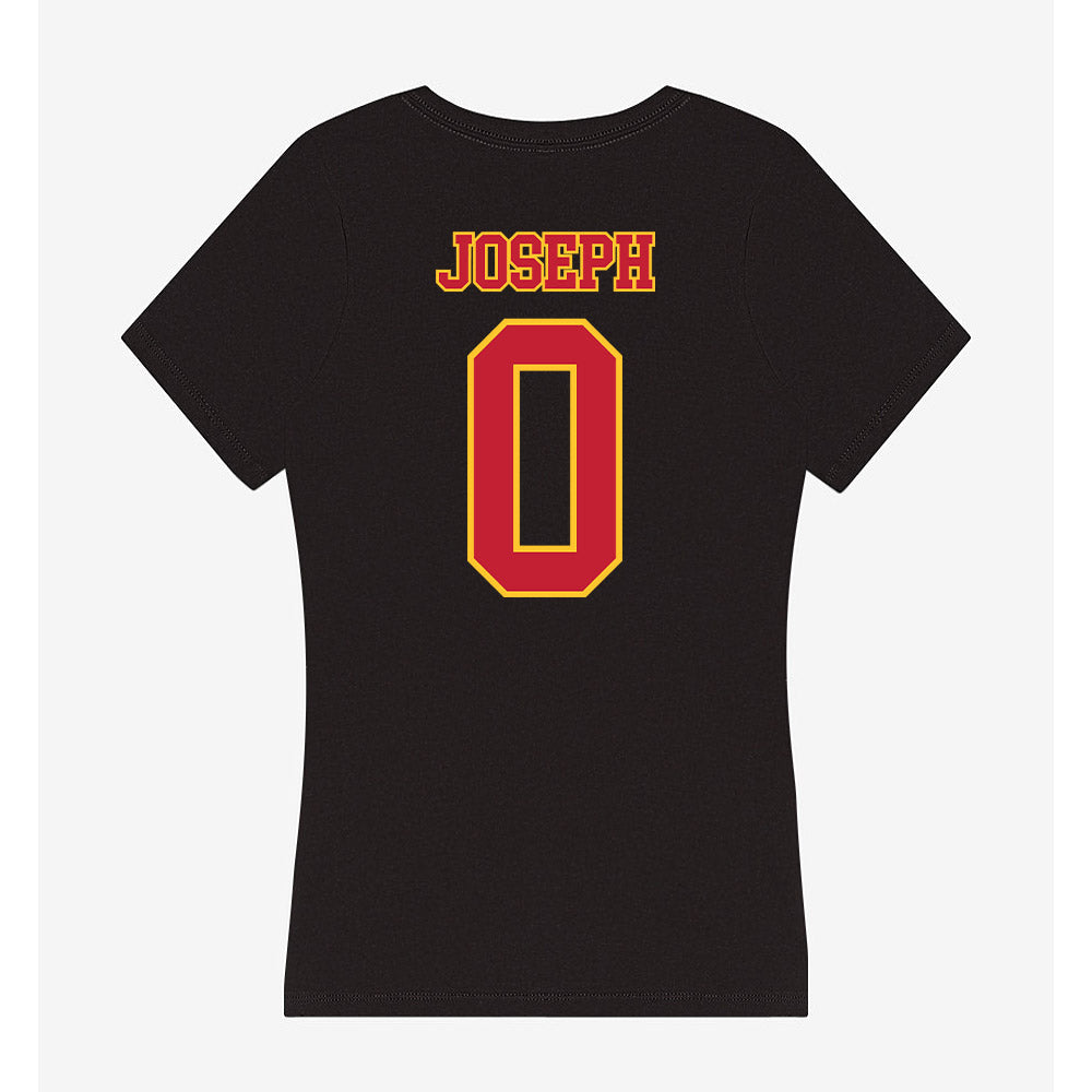 Ferris State - NCAA Football : tez joseph - Women's V-Neck T-Shirt-1
