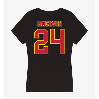 Ferris State - NCAA Women's Basketball : Claire Erickson - Women's V-Neck T-Shirt-1