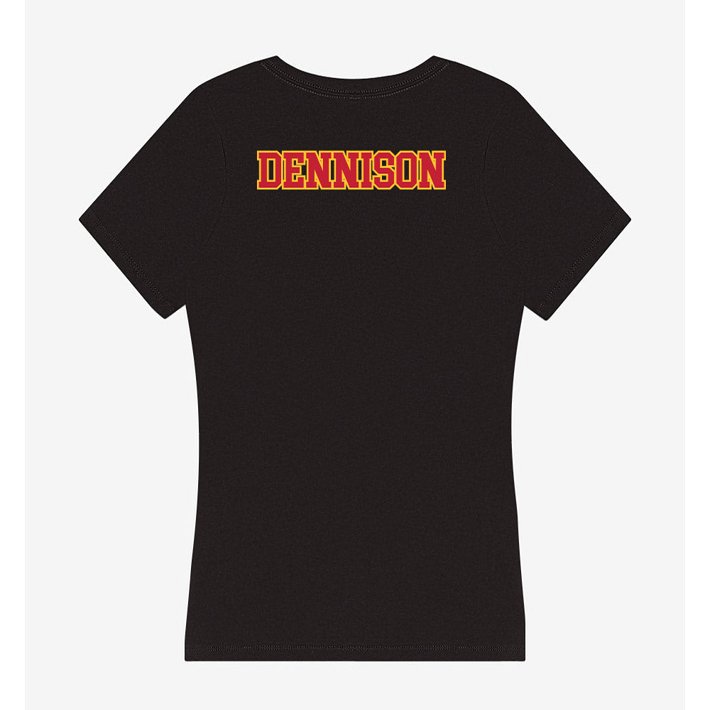 Ferris State - NCAA Men's Track & Field : Devin Dennison - Women's V-Neck T-Shirt-1