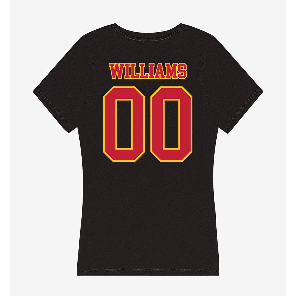 Ferris State - NCAA Football : Jamison Williams - Women's V-Neck T-Shirt-1
