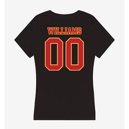 Ferris State - NCAA Football : Jamison Williams - Women's V-Neck T-Shirt-1
