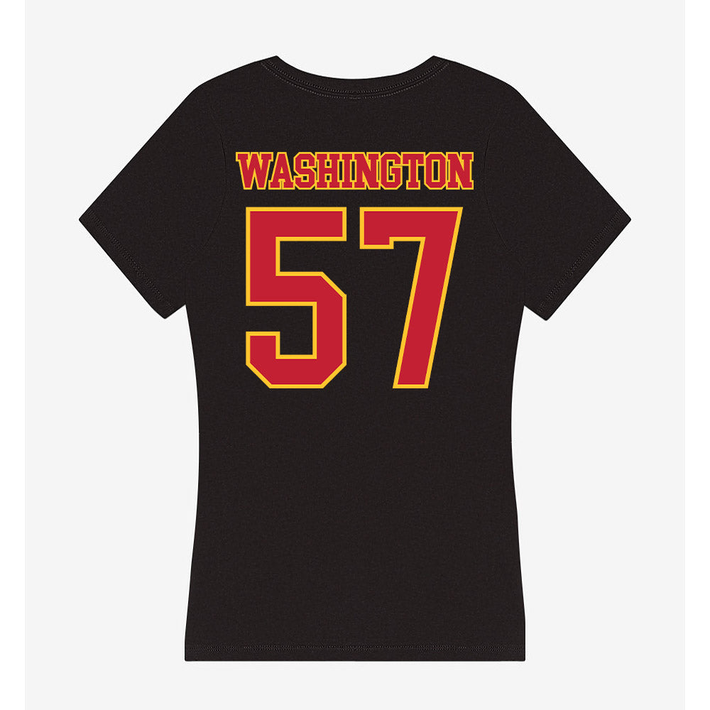 Ferris State - NCAA Football : Jaylen Washington - Women's V-Neck T-Shirt-1