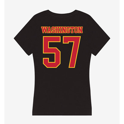 Ferris State - NCAA Football : Jaylen Washington - Women's V-Neck T-Shirt-1
