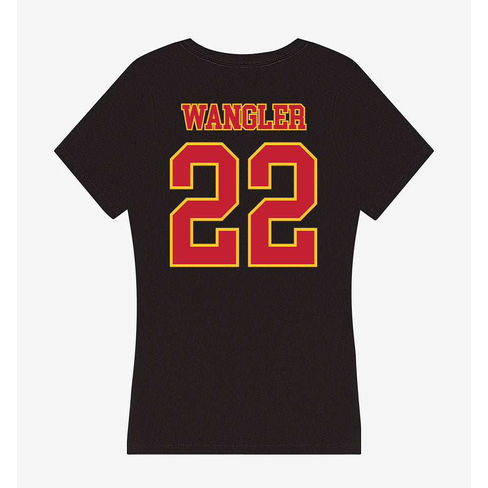 Ferris State - NCAA Softball : Kennedy Wangler - Women's V-Neck T-Shirt-1