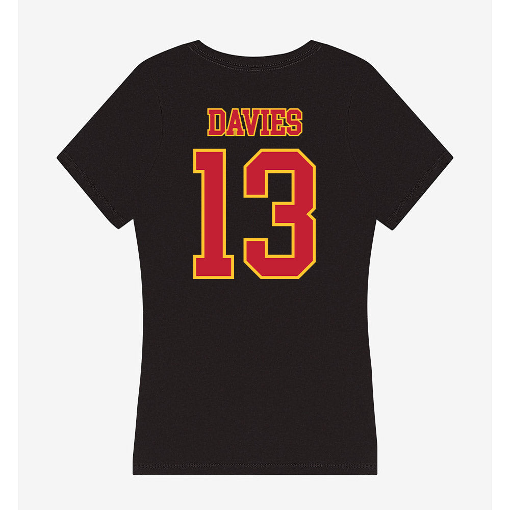 Ferris State - NCAA Women's Volleyball : Hope Davies - Women's V-Neck T-Shirt-1