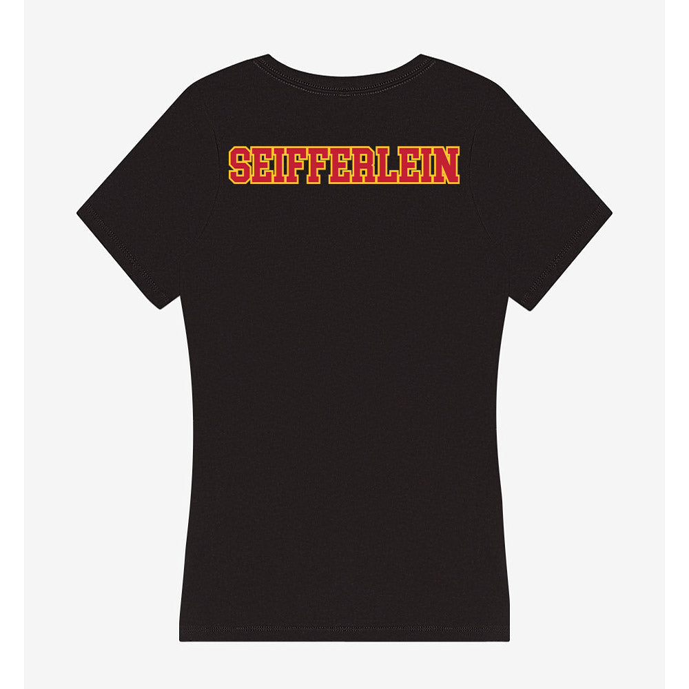 Ferris State - NCAA Men's Track & Field : Lucas Seifferlein - Women's V-Neck T-Shirt-1