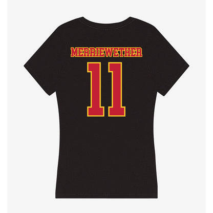 Ferris State - STUNT : Amanni Merriewether - Women's V-Neck T-Shirt-1