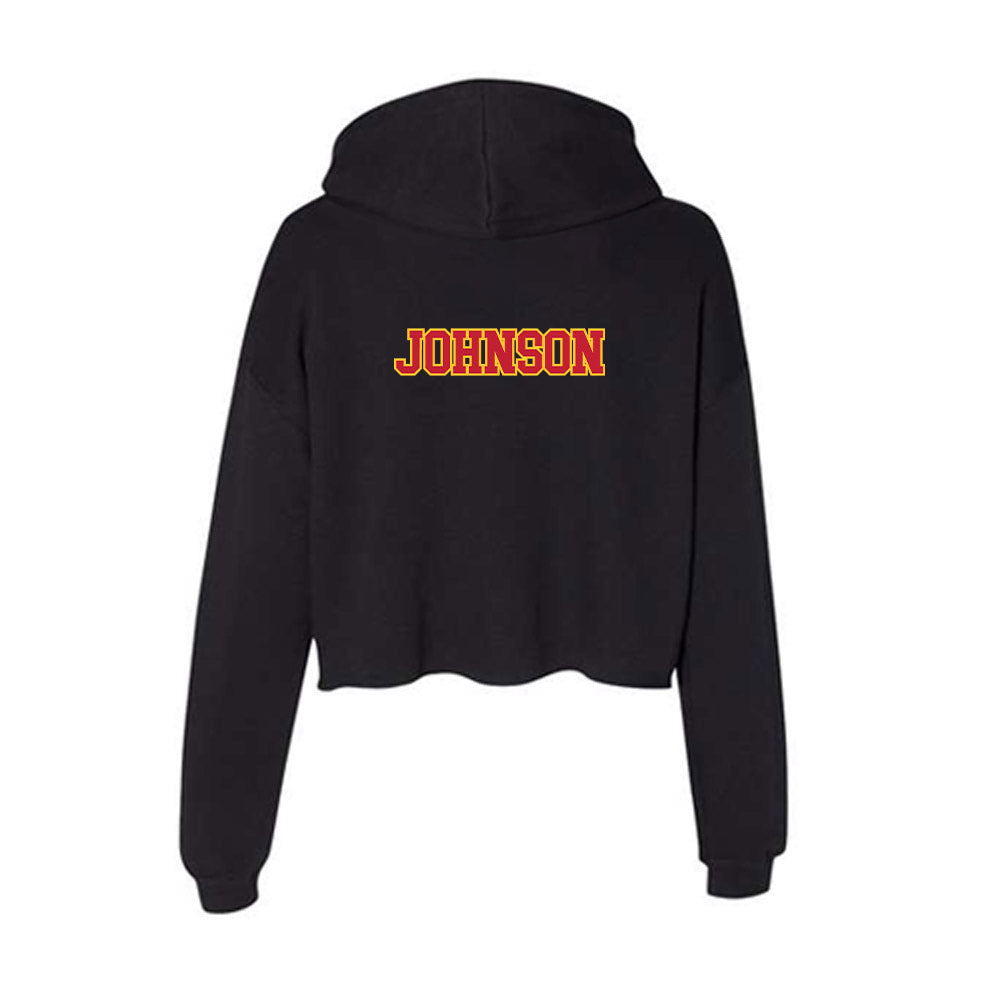 Ferris State - NCAA Cheerleading : Ava Johnson - Women's Crop Fleece Hoodie-1