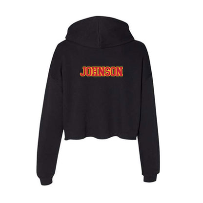 Ferris State - NCAA Cheerleading : Ava Johnson - Women's Crop Fleece Hoodie-1