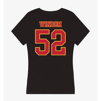 Ferris State - NCAA Football : Jarvis Windom - Women's V-Neck T-Shirt-1