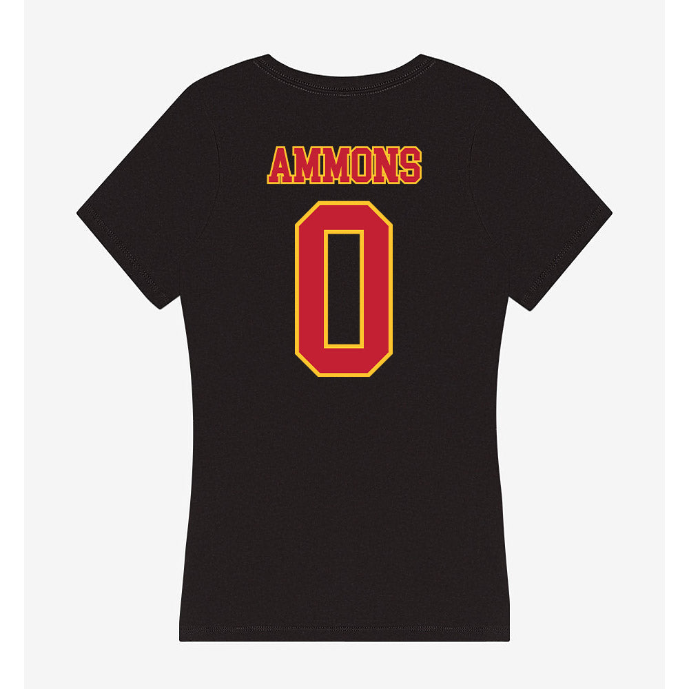 Ferris State - NCAA Football : Jaylon Ammons - Women's V-Neck T-Shirt-1