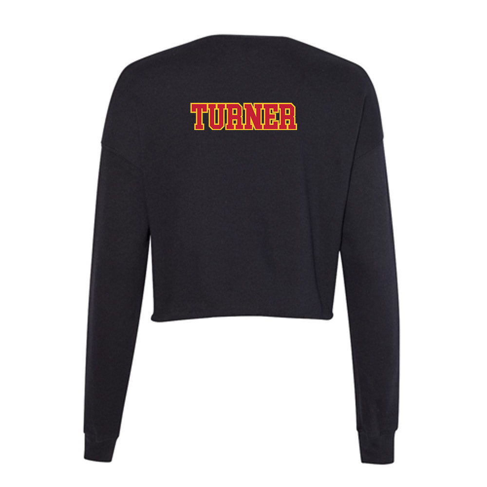 Ferris State - STUNT : Savanna Turner - Women's Cropped Crew Fleece-1