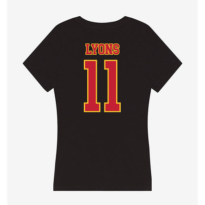 Ferris State - NCAA Women's Basketball : Grace Lyons - Women's V-Neck T-Shirt-1