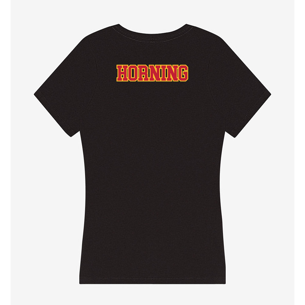 Ferris State - NCAA Men's Track & Field : Michael Horning - Women's V-Neck T-Shirt-1