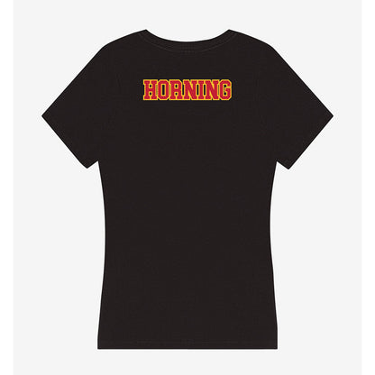 Ferris State - NCAA Men's Track & Field : Michael Horning - Women's V-Neck T-Shirt-1