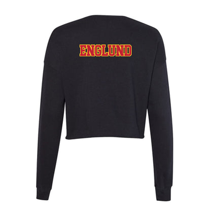 Ferris State - NCAA Women's Track & Field : Daisy Englund - Women's Cropped Crew Fleece-1