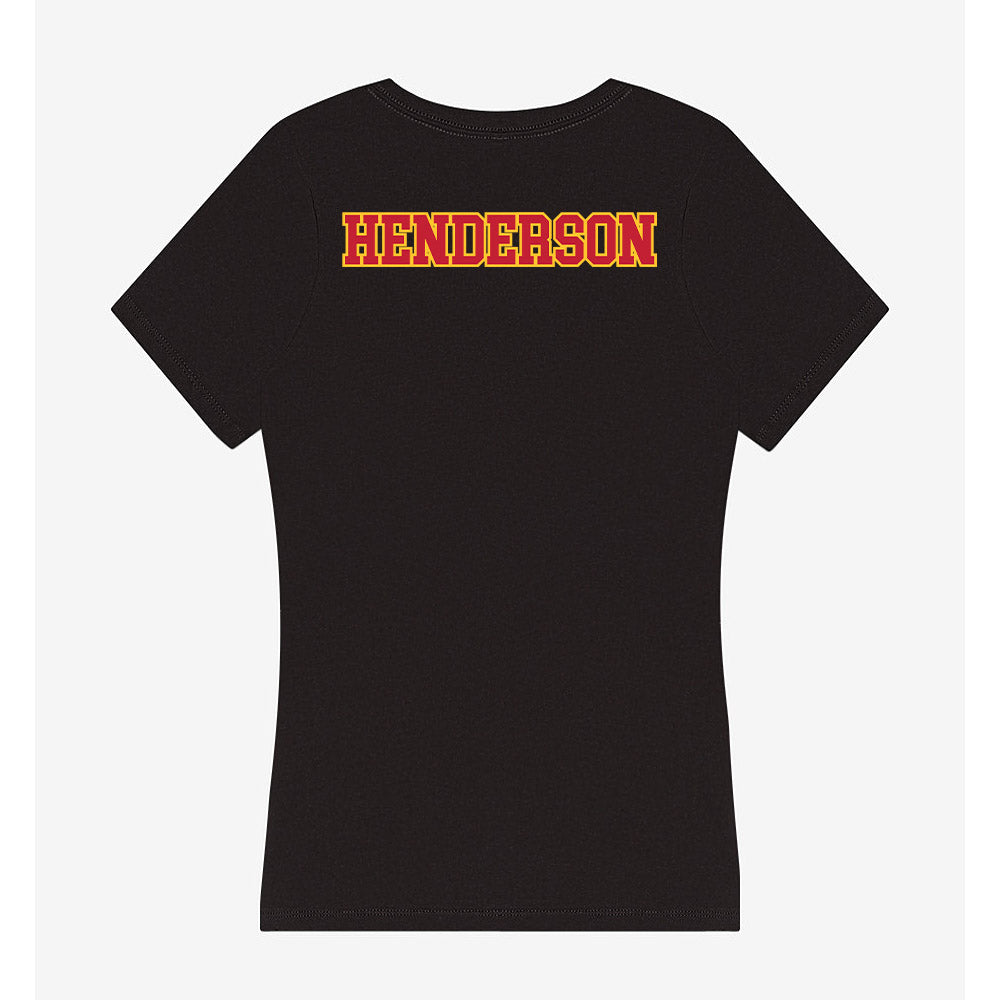 Ferris State - NCAA Cheerleading : Alana Henderson - Women's V-Neck T-Shirt-1