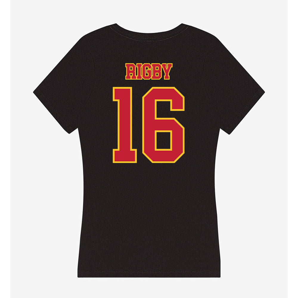 Ferris State - NCAA Football : Tre Rigby - Women's V-Neck T-Shirt-1