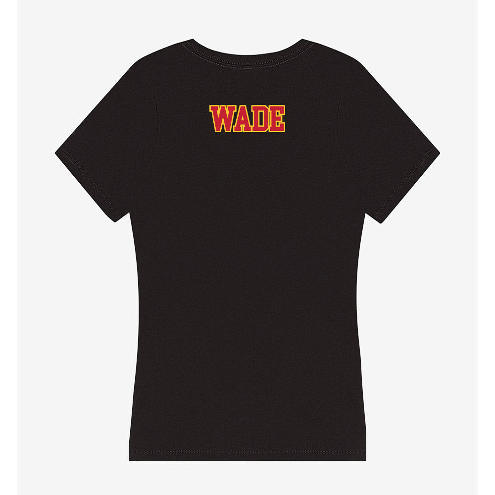 Ferris State - STUNT : Brianna Wade - Women's V-Neck T-Shirt-1