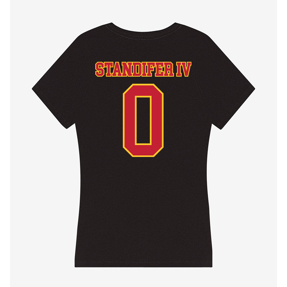 Ferris State - NCAA Football : Milton Standifer IV - Women's V-Neck T-Shirt-1