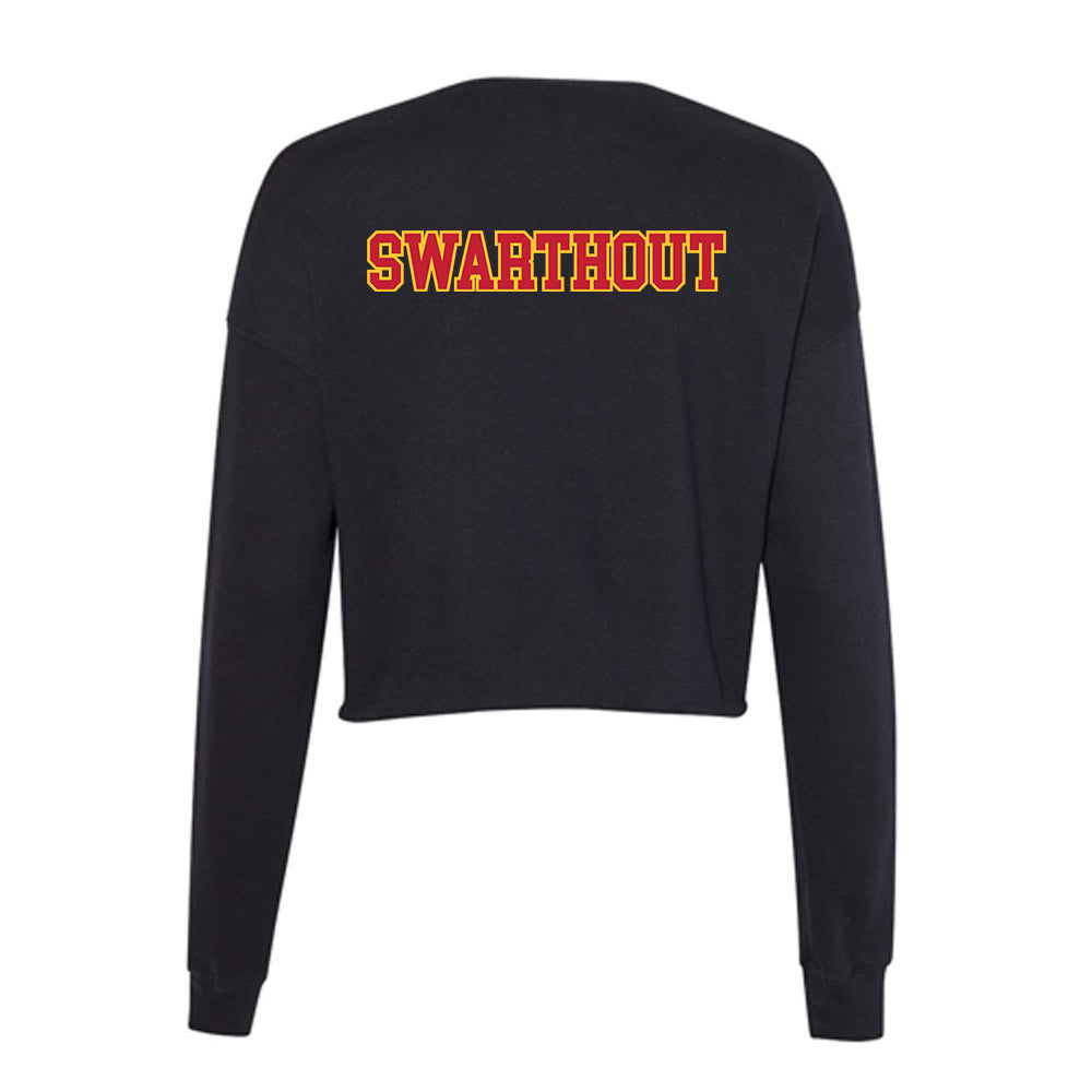 Ferris State - STUNT : Adrianna Swarthout - Women's Cropped Crew Fleece-1