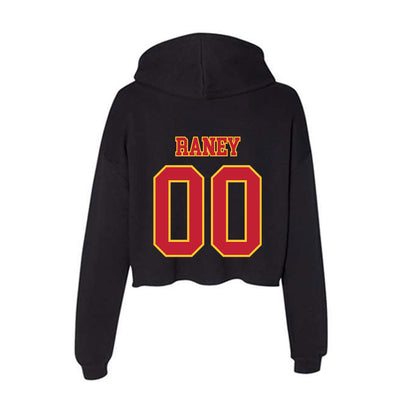 Ferris State - NCAA Football : Decarion Raney - Women's Crop Fleece Hoodie-1