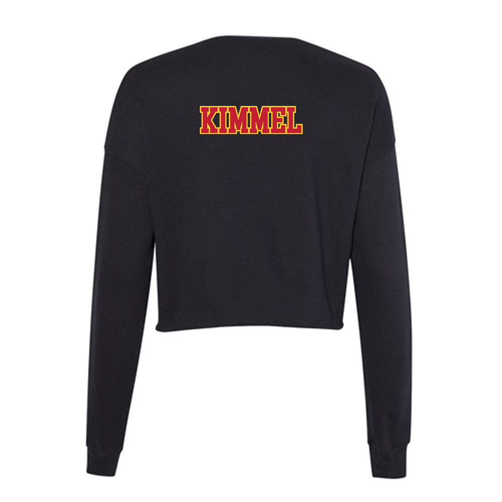Ferris State - NCAA Men's Track & Field : Zak Kimmel - Women's Cropped Crew Fleece-1