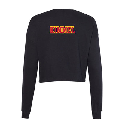 Ferris State - NCAA Men's Track & Field : Zak Kimmel - Women's Cropped Crew Fleece-1