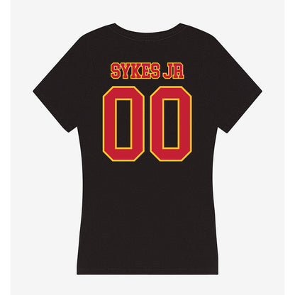 Ferris State - NCAA Football : Will Sykes Jr - Women's V-Neck T-Shirt-1