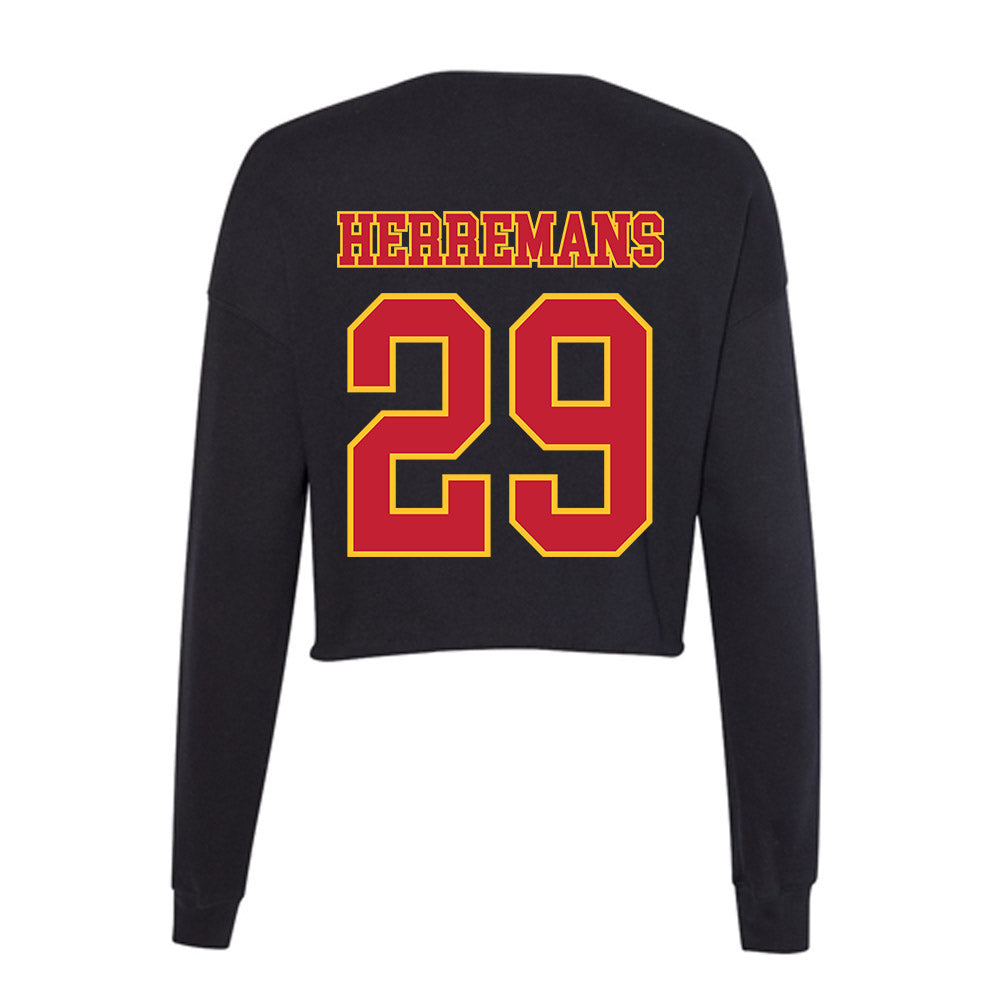 Ferris State - NCAA Softball : Emma Herremans - Women's Cropped Crew Fleece-1