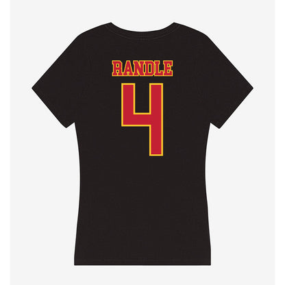 Ferris State - NCAA Football : Tyrin Randle - Women's V-Neck T-Shirt-1