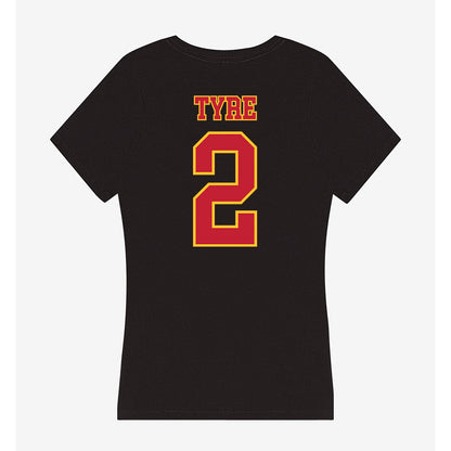 Ferris State - NCAA Football : Kelby Tyre - Women's V-Neck T-Shirt-1