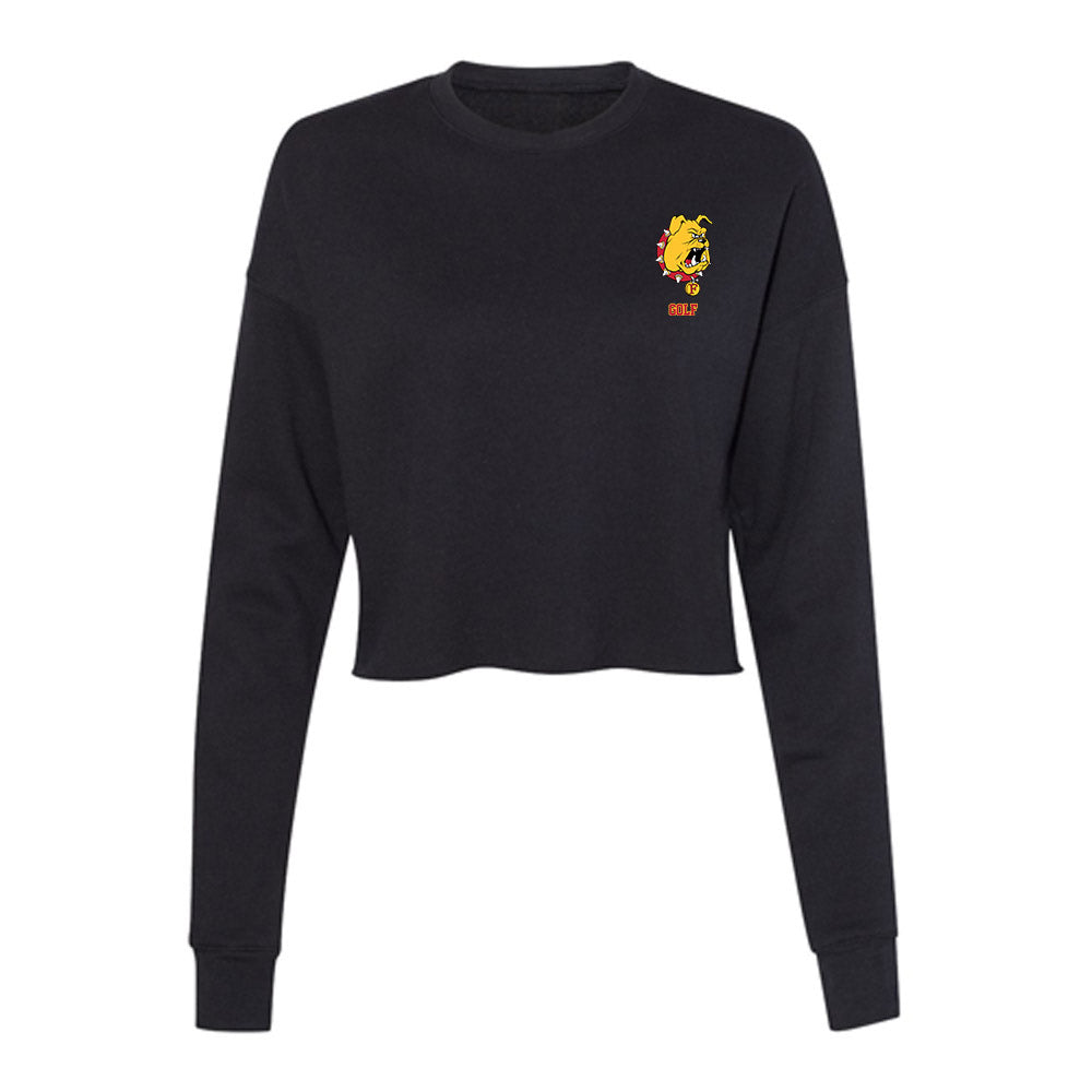 Ferris State - NCAA Men's Golf : Ray Dress - Women's Cropped Crew Fleece-0