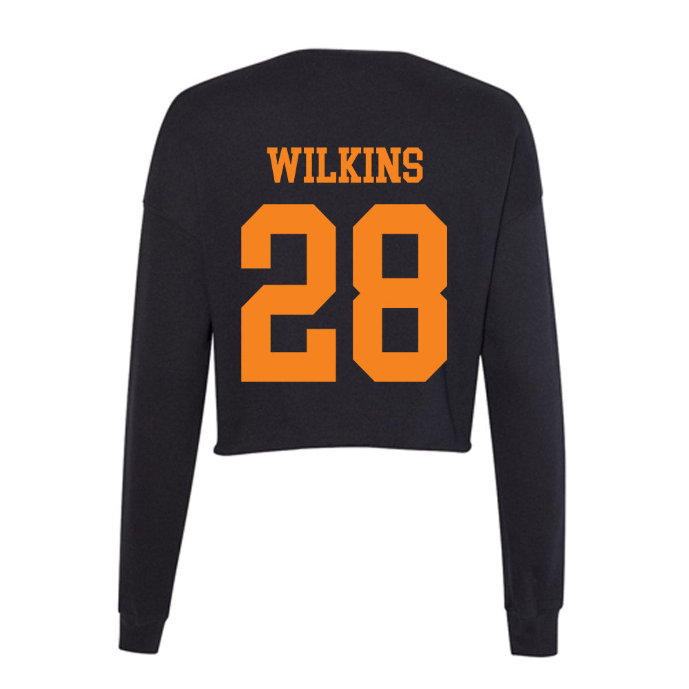 UTEP - NCAA Football : Erion Wilkins - Women's Cropped Crew Fleece-1