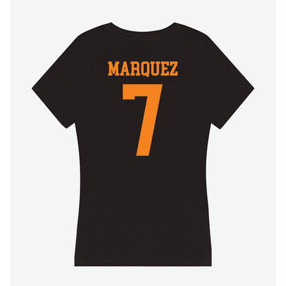 UTEP - NCAA Softball : Cece Marquez - Women's V-Neck T-Shirt-1