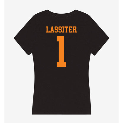 UTEP - NCAA Softball : Paige Lassiter - Women's V-Neck T-Shirt-1