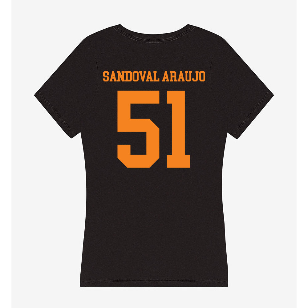 UTEP - NCAA Football : Eric Sandoval Araujo - Women's V-Neck T-Shirt-1