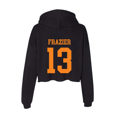 UTEP - NCAA Men's Basketball : Otis Frazier - Women's Crop Fleece Hoodie-1